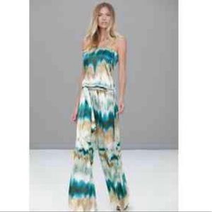 Alexis Lola strapless flared leg jumpsuit